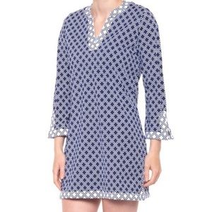 UPF 50+ AQUA ET SOL SWIM COVER-UP TUNIC DRESS